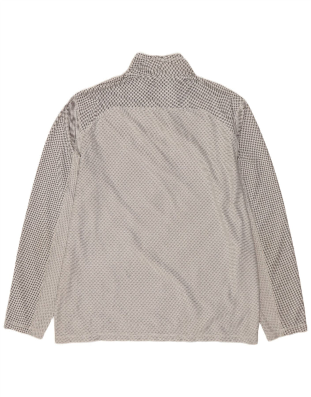 CALVIN KLEIN Haut de Survêtement à Col Zippé Homme Gris Moyen à Pois