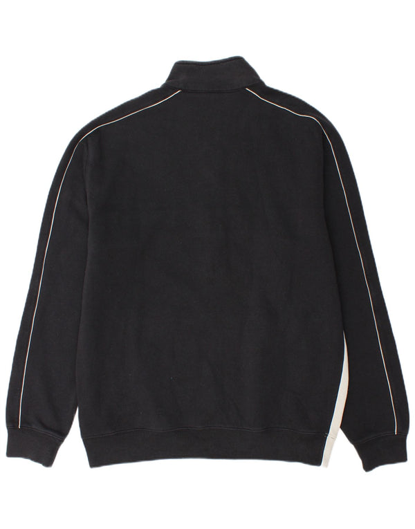 CHAMPION Veste de Survêtement Homme Large Noir Colourblock Coton