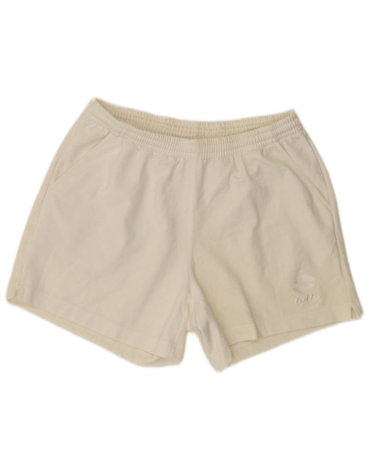 LOTTO Short de Sport Homme Blanc cassé Moyen