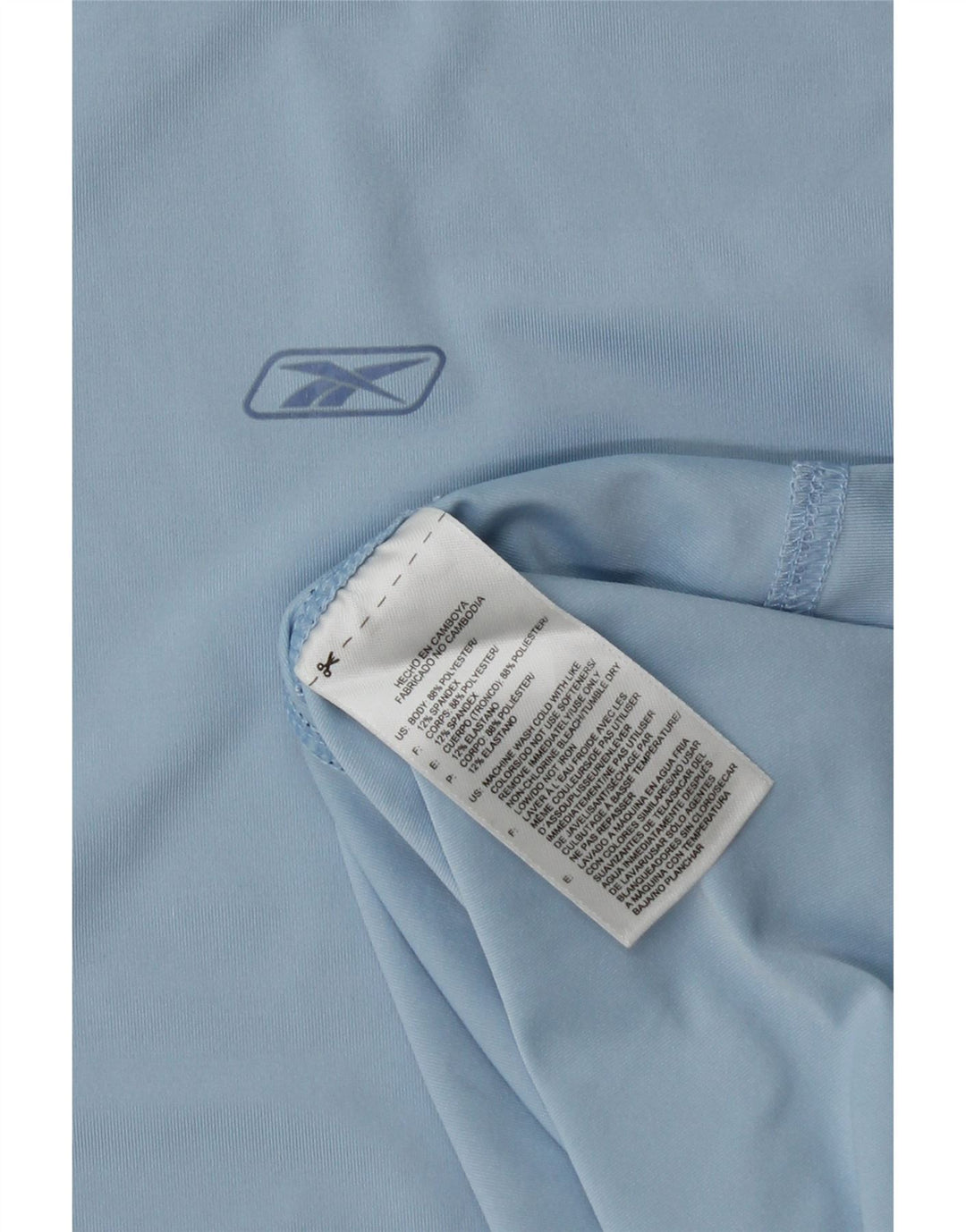 REEBOK Débardeur Femme UK 44 Bleu Moyen Polyester