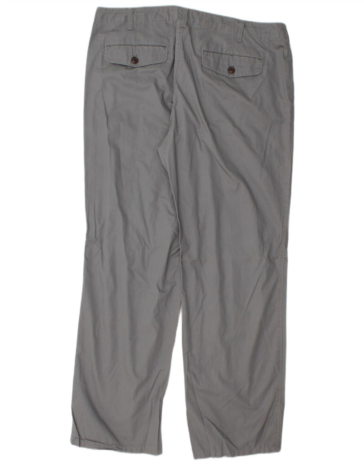 EDDIE BAUER Pantalon Chino Droit Homme W38 L32 Gris Coton