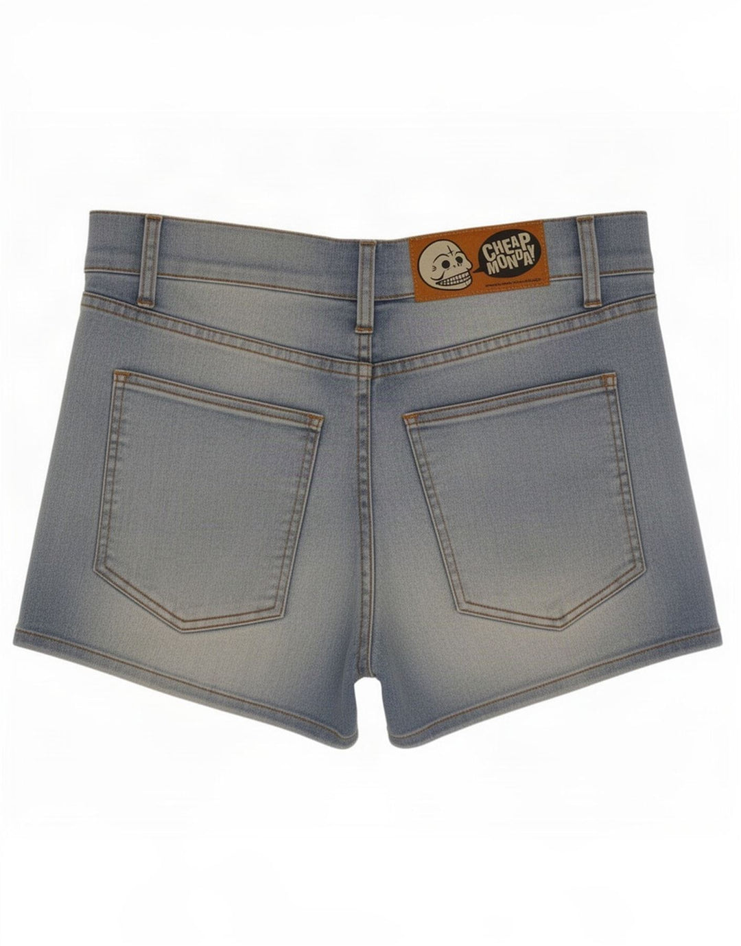 Cheap Monday Short En Jean Femme Moyen W30 Bleu