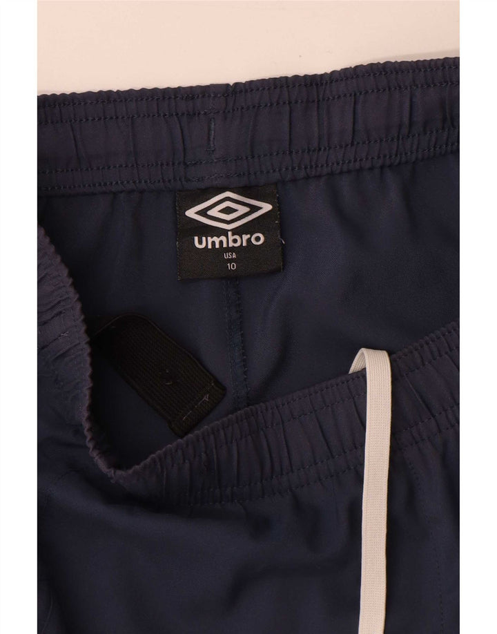 Umbro Short de sport pour femme US 10 Large Bleu marine
