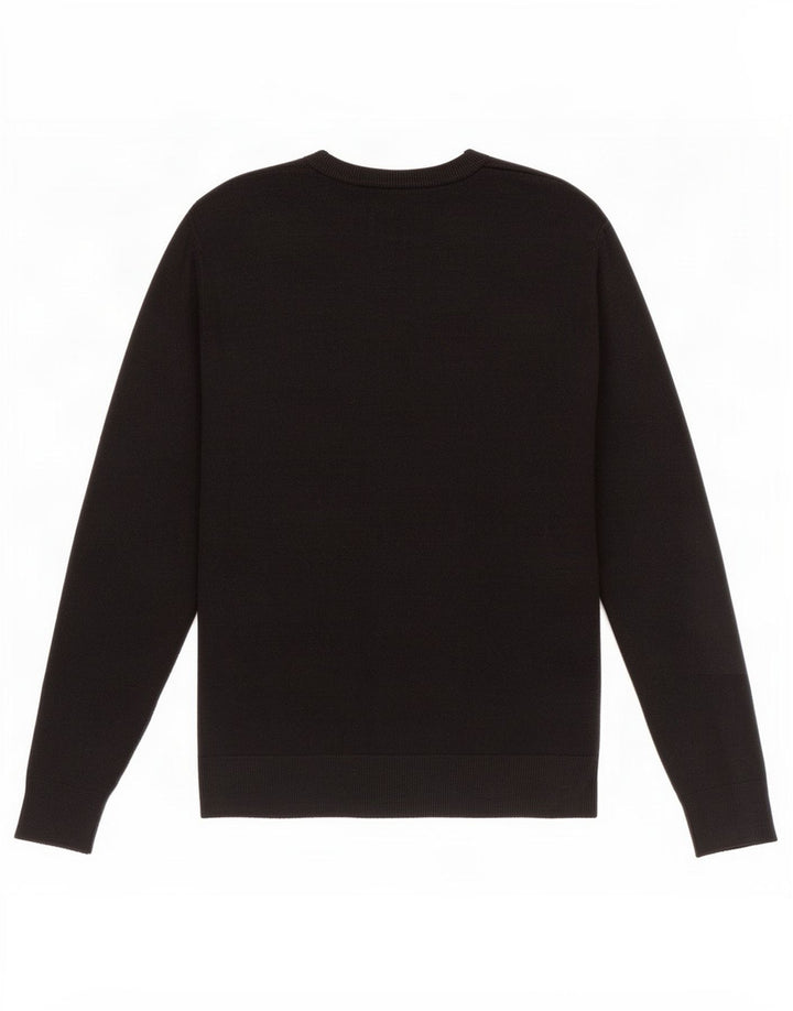 Marks & Spencer Pull Col Bateau Homme Noir Moyen Acrylique