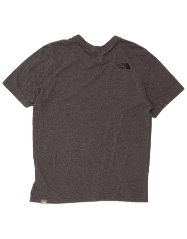The North Face T-Shirt Homme Gris Moyen Moucheté Coton