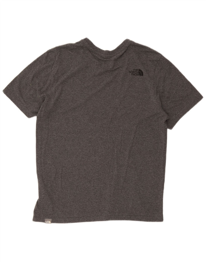 The North Face T-Shirt Homme Gris Moyen Moucheté Coton