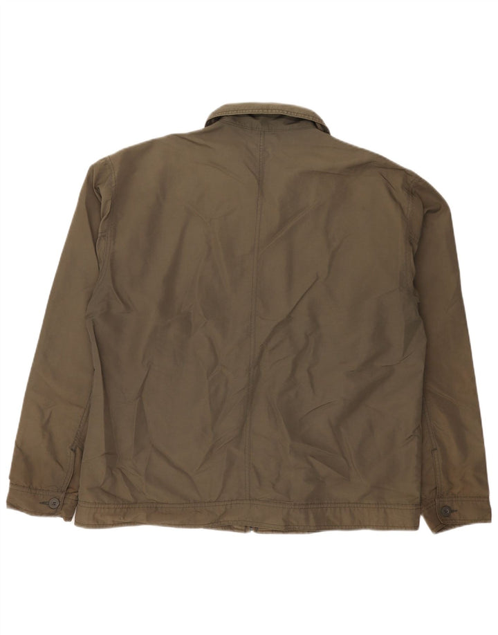Rifle Hommes Khakis Bomber Veste UK 42 XL Kaki Polyamide