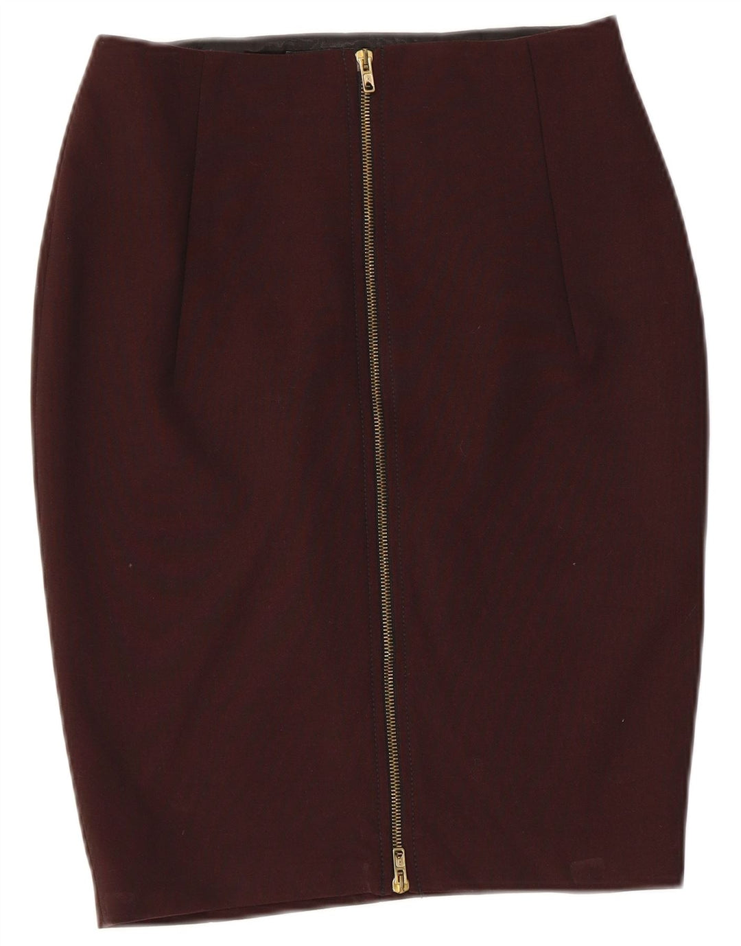 Zara Femme Jupe Crayon Medium W28 Marron Viscose