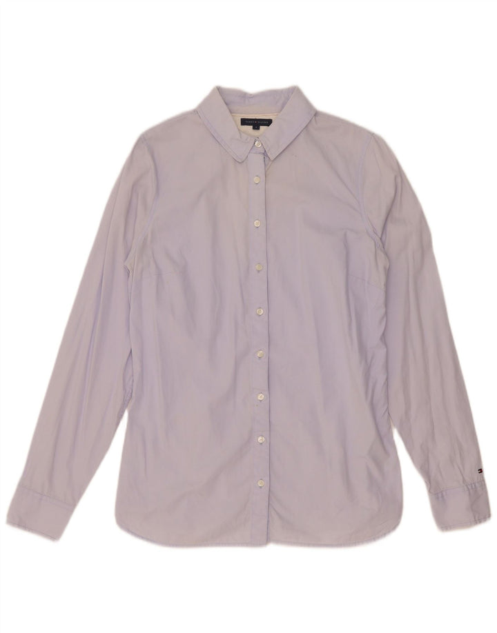 Tommy Hilfiger Chemise Femme US 8 Bleu Moyen Coton