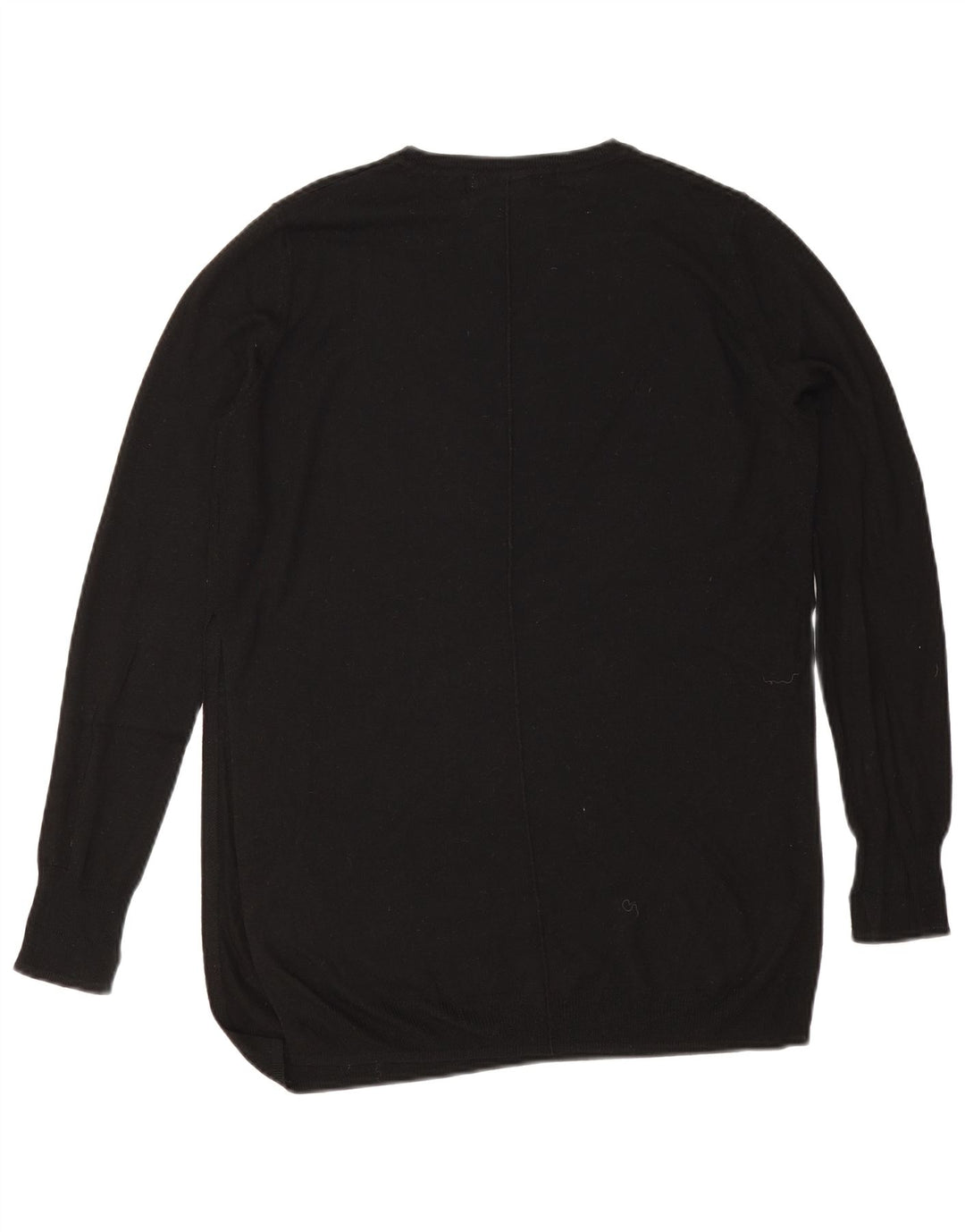 Zara Pull surdimensionné à col bateau pour femme UK 10 Petit Noir