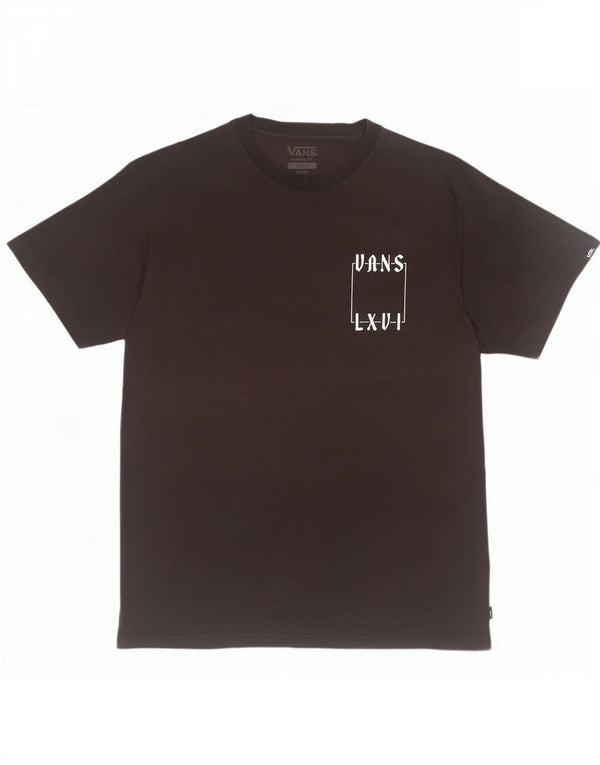Vans T-shirt graphique coupe classique pour homme en coton noir moyen