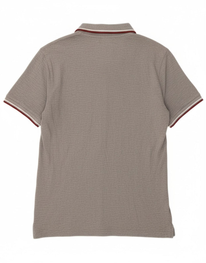 DIADORA Mens Polo Shirt Large Grey Cotton