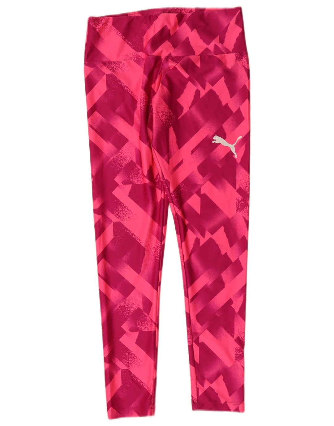 Puma Leggings Femme UK 42 Rose Moyen Géométrique