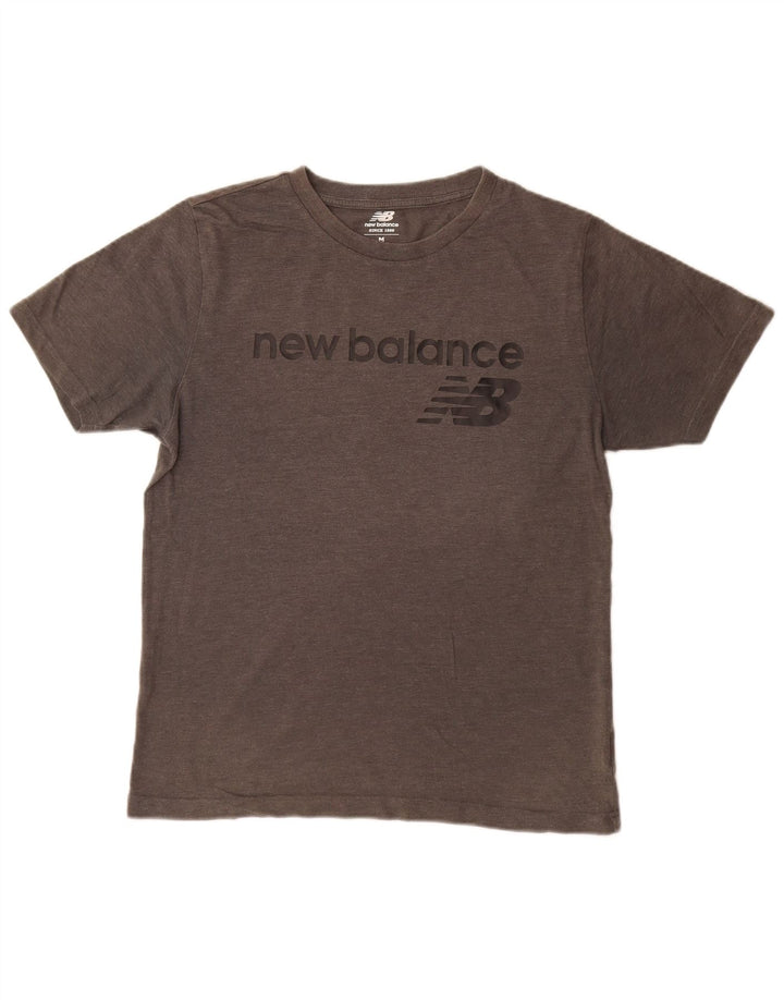 New Balance T-Shirt Graphique Homme Gris Moyen