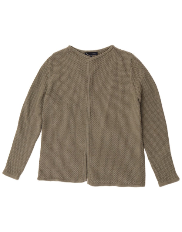 Crew Clothing Pull Cardigan Ouvert pour Femme UK 14 Coton Vert Moyen