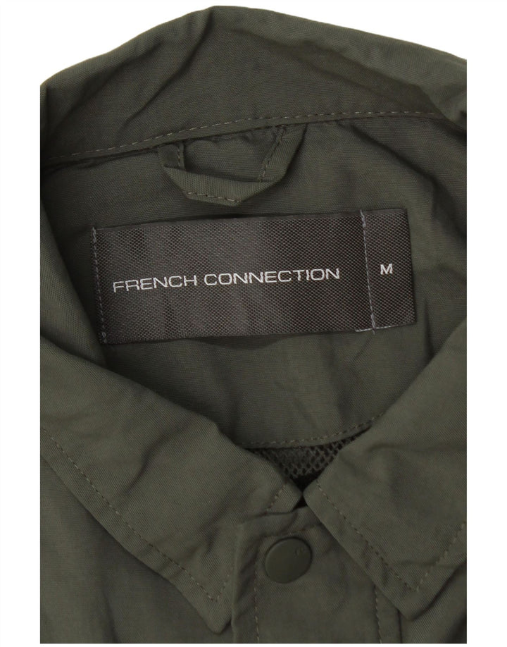 French Connection Chemise Surchemise Homme Kaki Moyen Polyamide