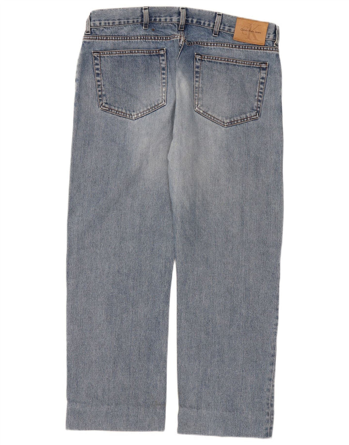 Calvin Klein Jean droit femme W36 L28 bleu