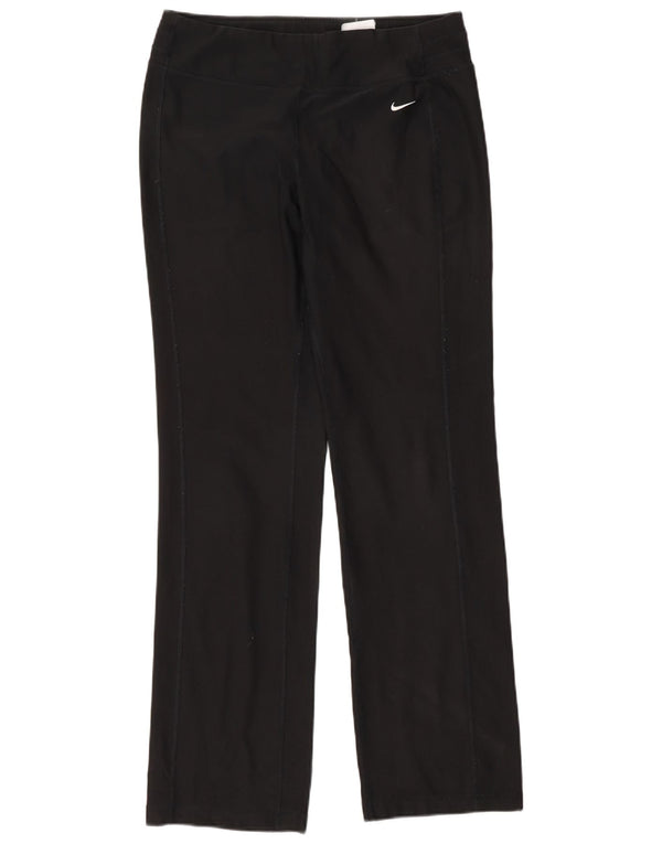 Pantalon de survêtement Nike Dri Fit pour femme UK 14 Noir moyen Polyester