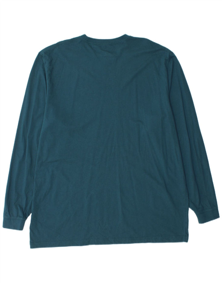 L.L.BEAN Haut haut à manches longues pour homme en coton vert XL