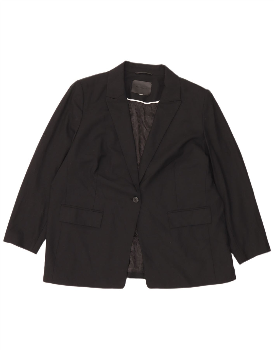 Marks & Spencer Veste blazer autographe 1 bouton pour femme UK 18 XL Noir