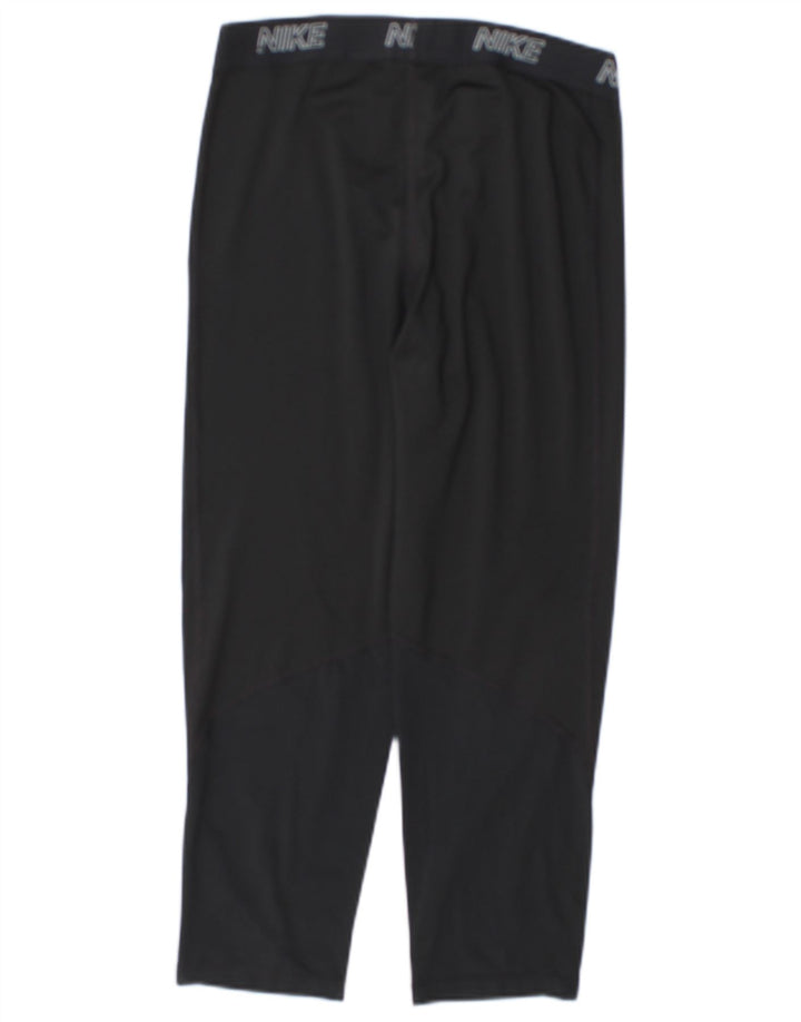 Nike Legging Capri Dri Fit Graphic pour femme UK 14 Large Noir Polyester