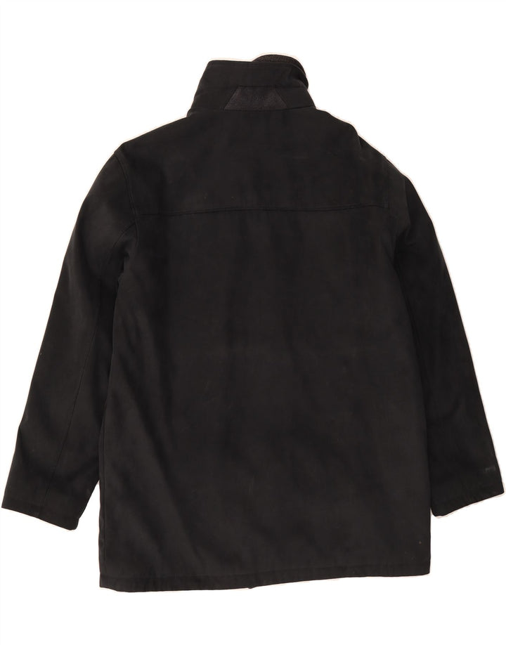 DOUGLAS Mens Windbreaker Jacket UK 44 2XL Black Vintage Douglas and Second-Hand Douglas from Messina Hembry 