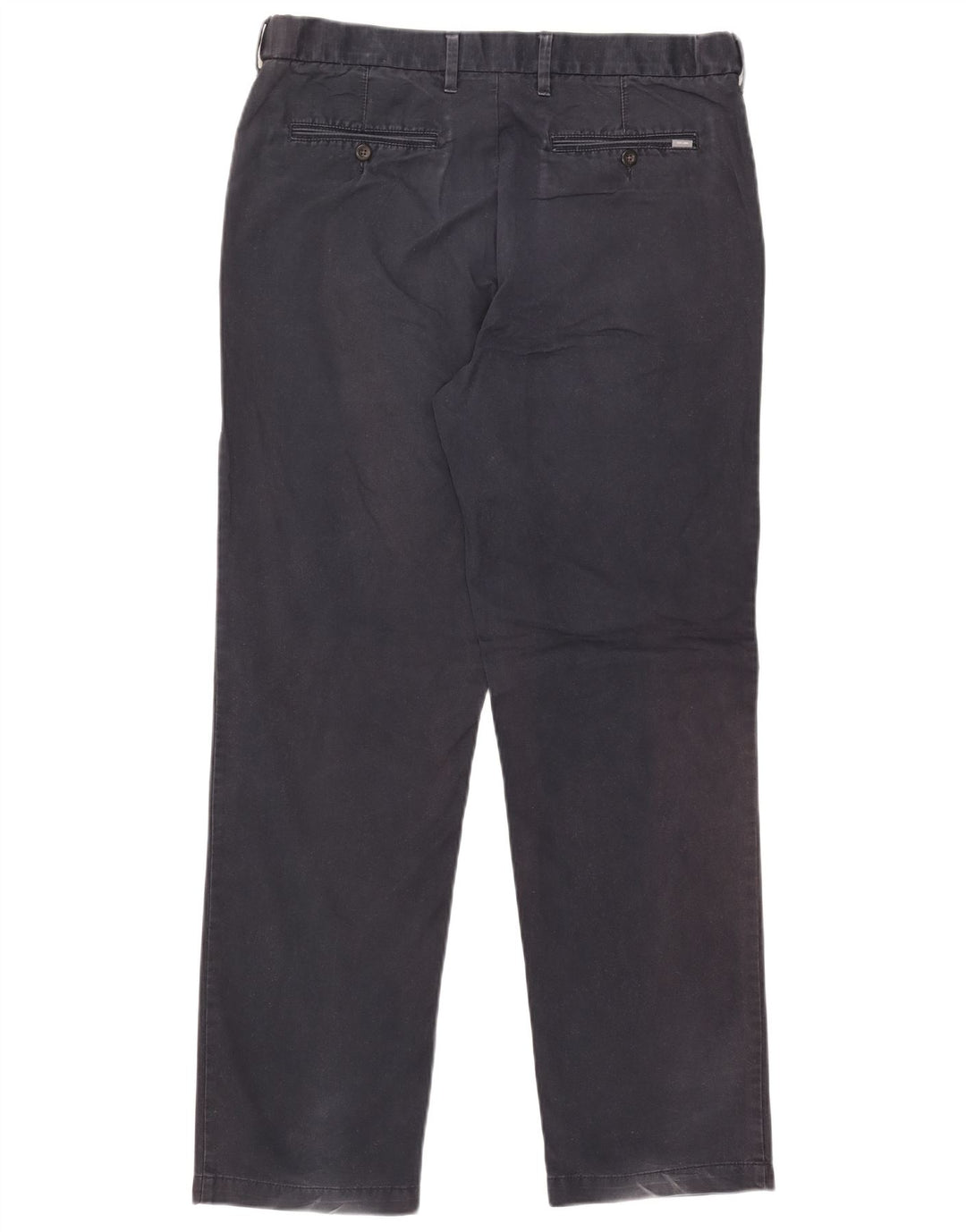 Marks & Spencer Pantalon de costume droit coupe droite pour homme W36 L33 Bleu marine