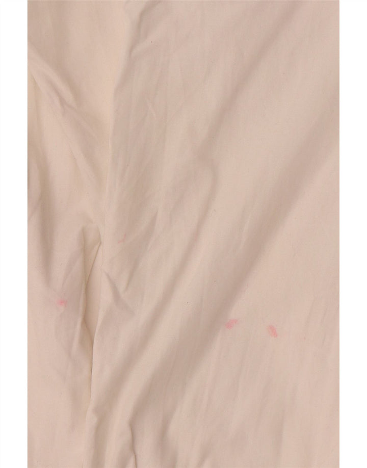 Benetton Chemise Chemisier UK 14 Medium Blanc Femme