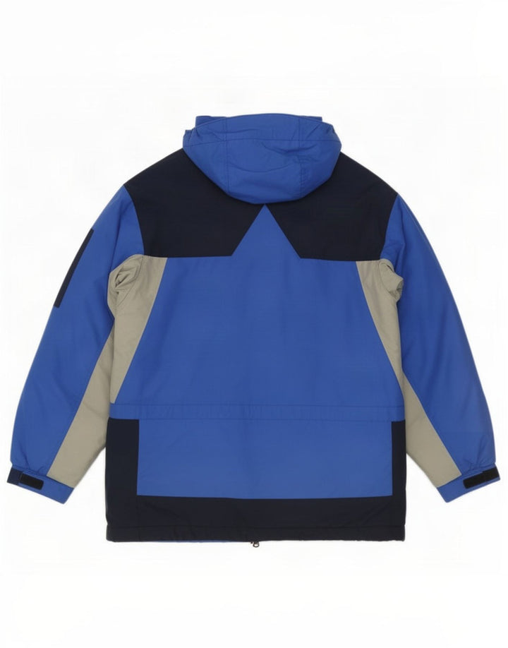 Columbia Veste de ski à capuche pour homme UK 38 Bleu moyen Colourblock