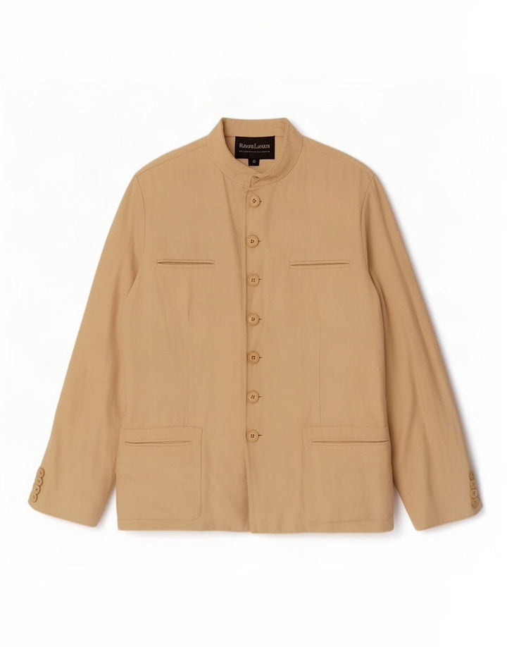 Ralph Lauren Veste utilitaire pour femmes US 10 Grand lin beige