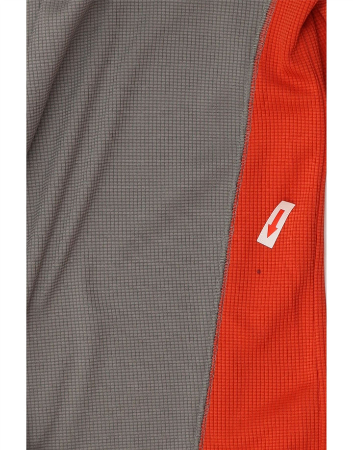 EDDIE BAUER T-Shirt Homme Haut Large Gris Colorblock Polyester