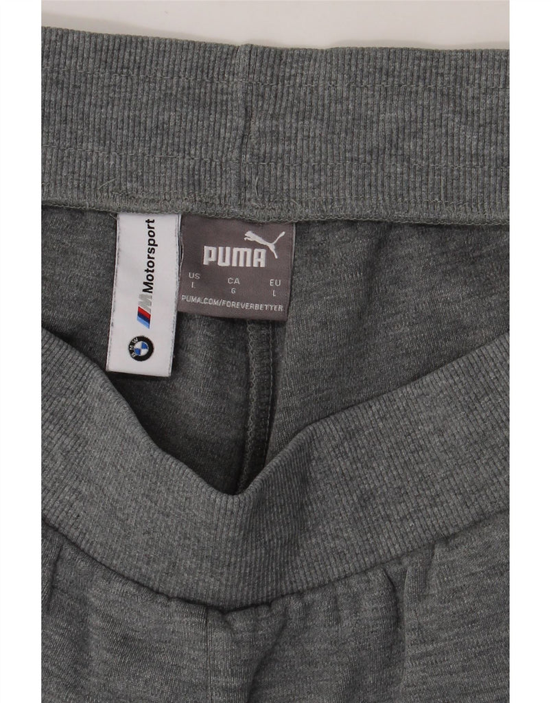 PUMA Mens BMW Motorsport Graphic Sport Shorts Large  Grey Spotted Cotton Vintage Puma and Second-Hand Puma from Messina Hembry 