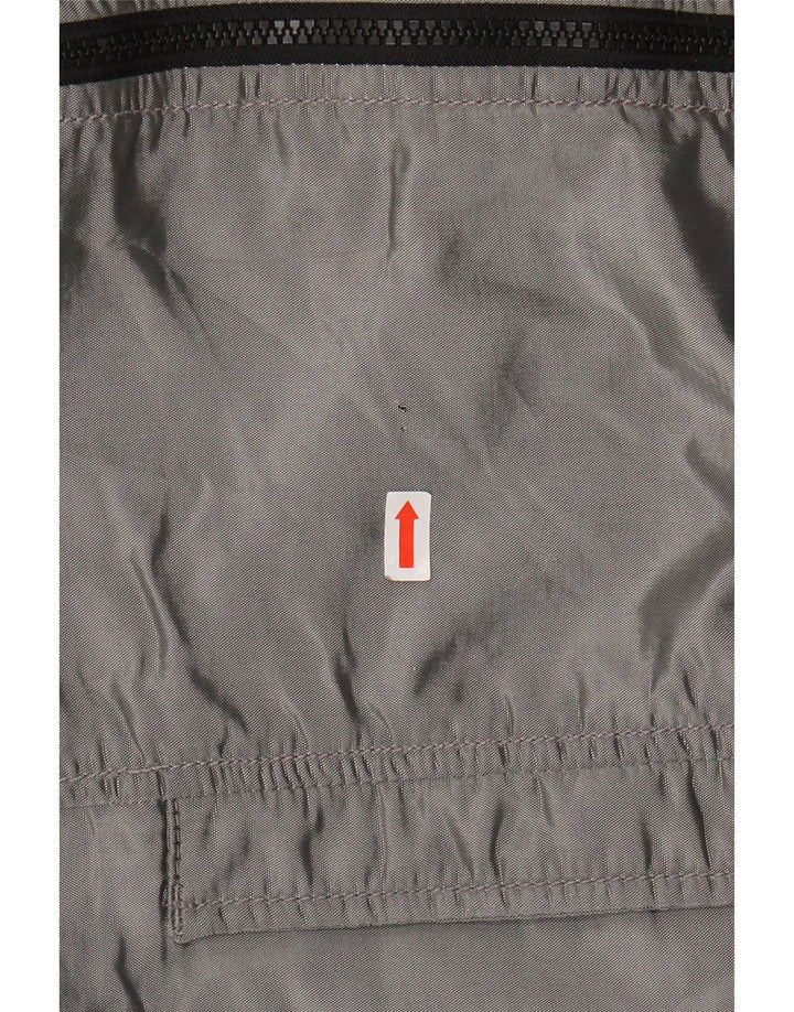 REFRIGIWEAR Veste bomber à capuche pour homme UK 40 Large Gris Polyester