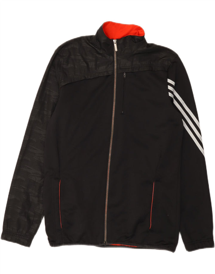 Veste de survêtement Adidas Garçon 15-16 ans Noir Polyester