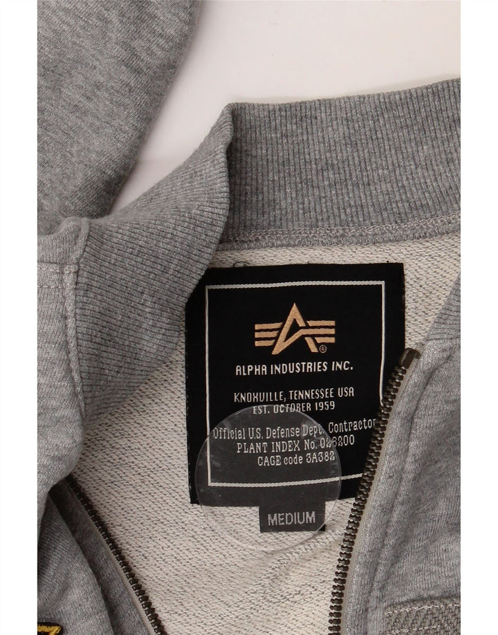 ALPHA INDUSTRIES Veste de Survêtement Homme Gris Moyen