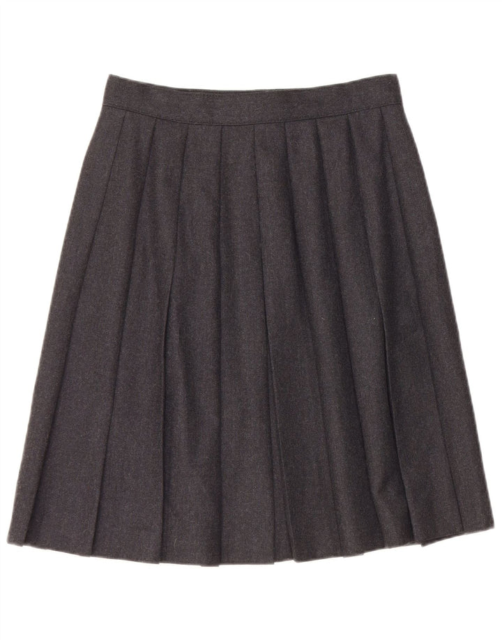 Bagarry Jupe Plissée Femme IT 44 Medium W26 Laine Vierge Noir