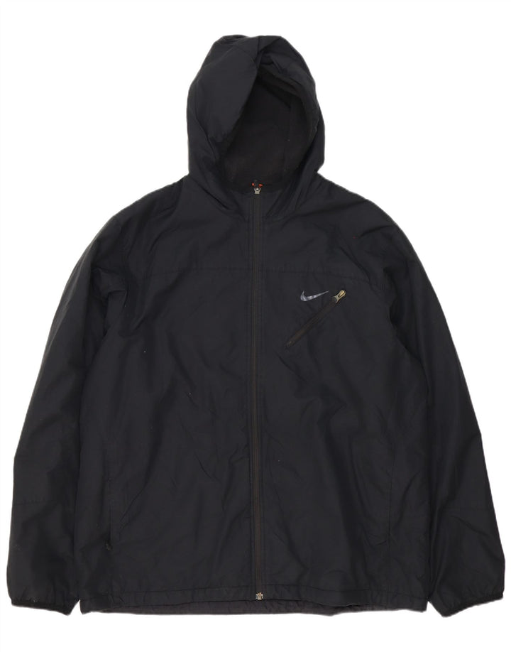 Nike Veste de survêtement à capuche pour homme UK 46/48 XL Noir Polyester