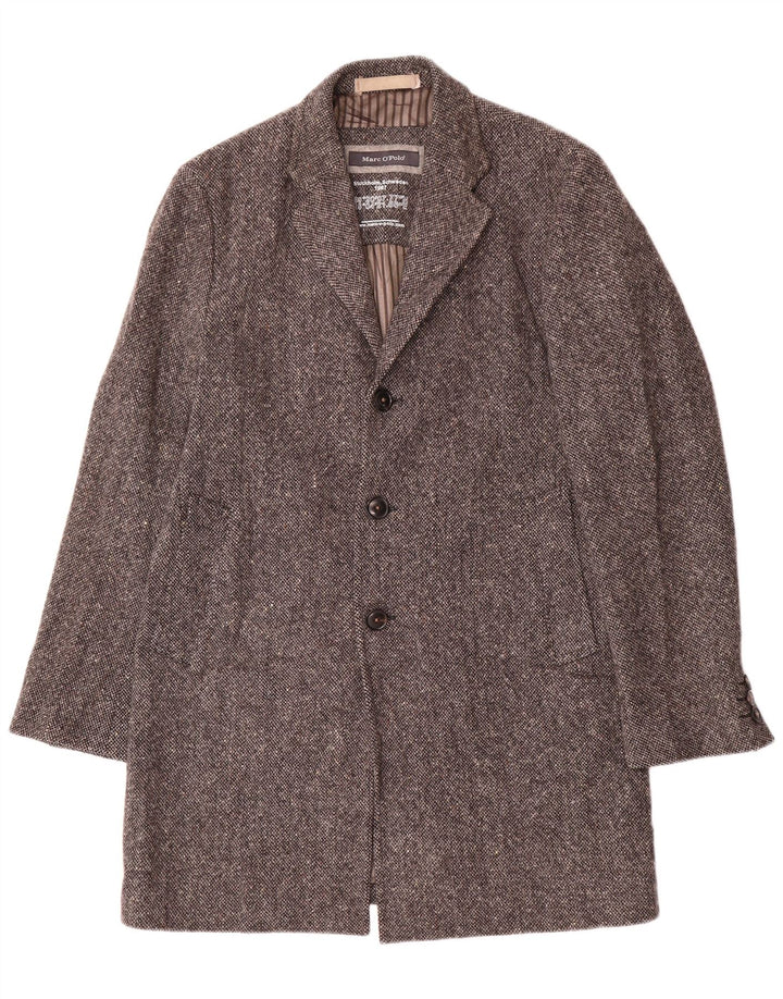 Marc O'Polo Manteau Homme UK 48 Laine Mouchetée Gris Moyen
