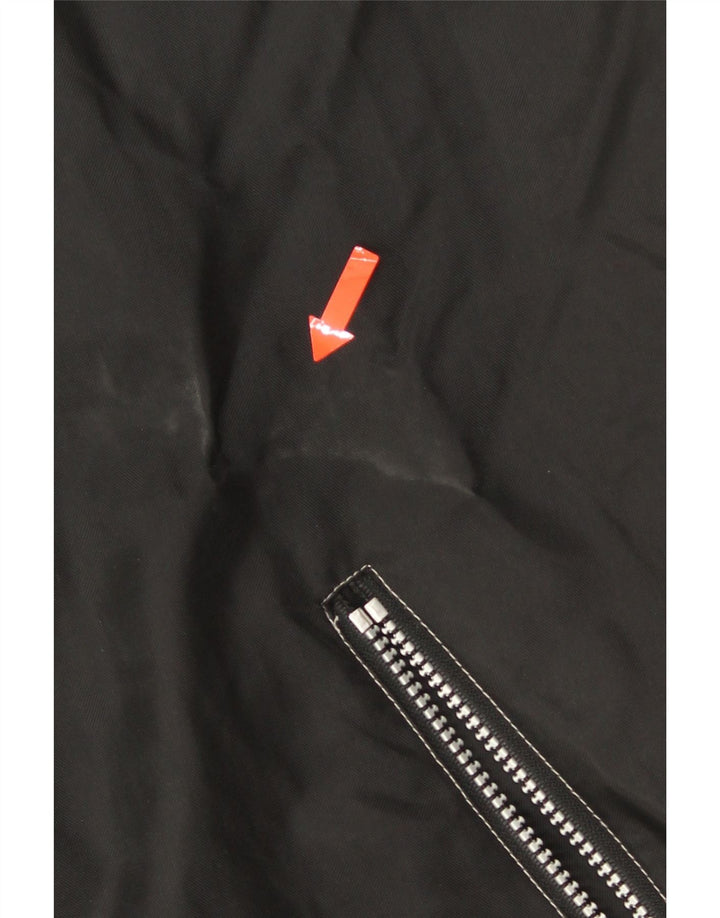 CHAMPION Veste coupe-vent à capuche pour homme UK 38 Medium Noir Polyamide