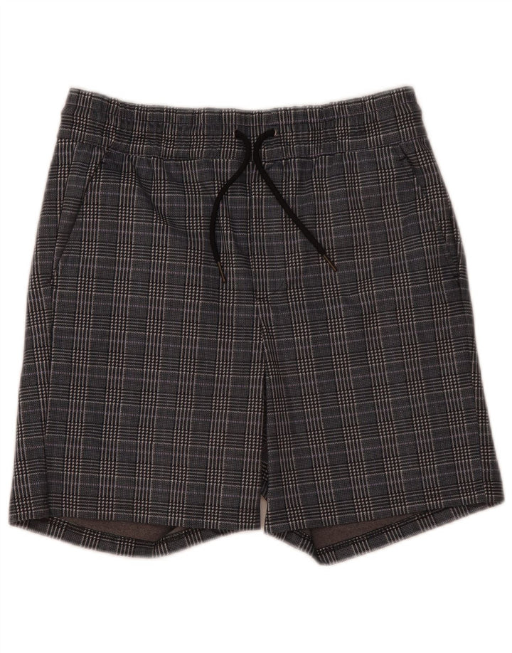 Jack & Jones Short Chino Homme Petit W29 Gris Carreaux Polyester