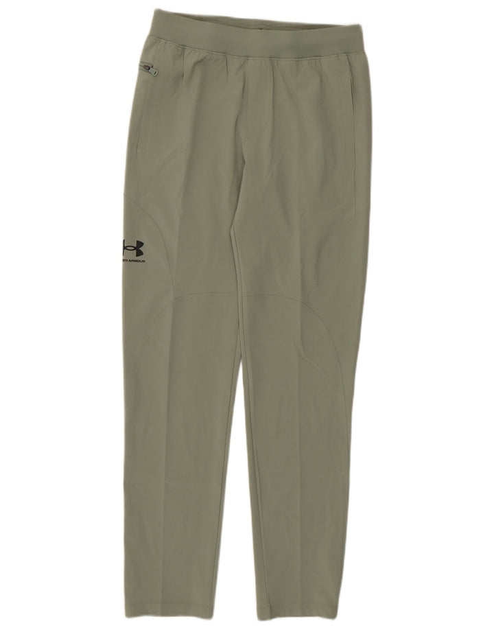 Under Armour Pantalon de Survêtement Garçon 11-12 Ans Large Vert Sports