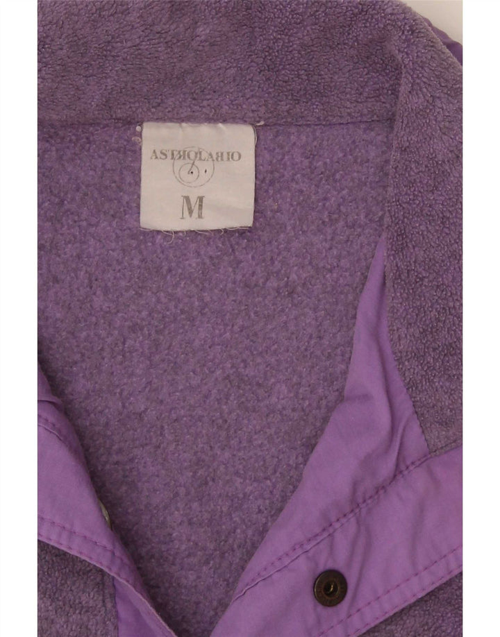 Astrolabio Pull Polaire Col Boutonné Homme Violet Moyen