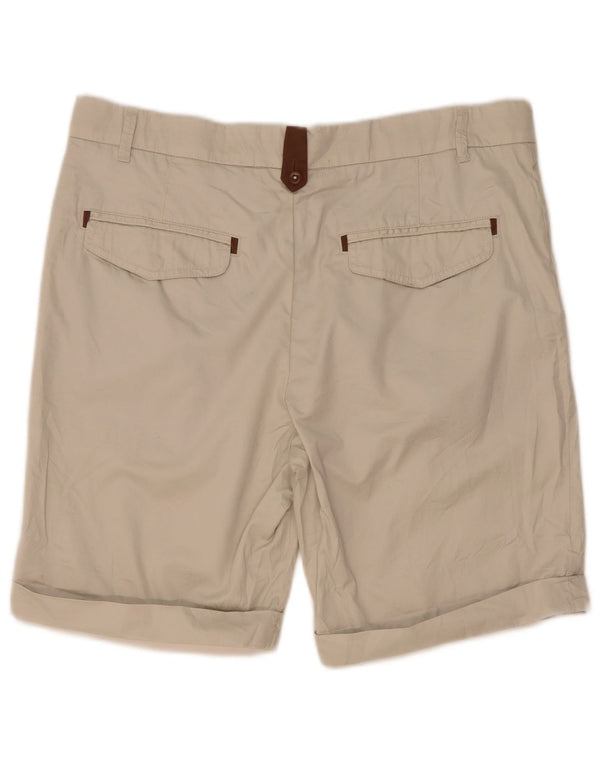 Zara Short décontracté pour homme Pegged EU 42 Large W32 Coton Beige