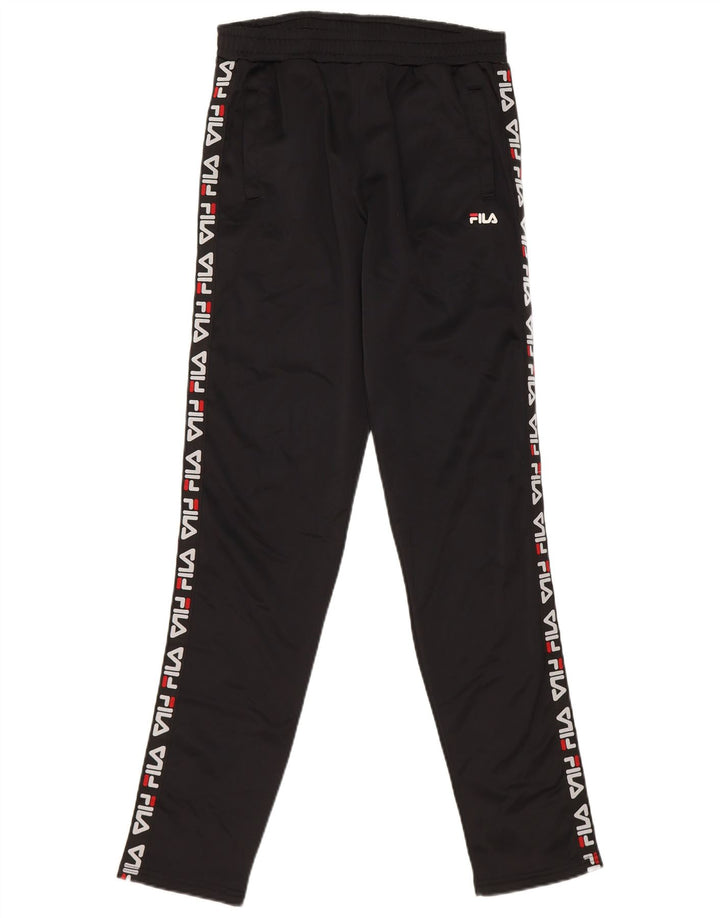 Fila Pantalon de Survêtement Graphique Garçon 13-14 ans Noir Polyester