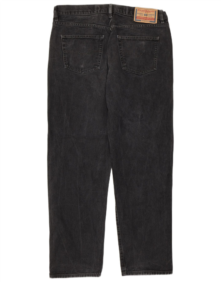 Diesel Jean Droit W38 L31 Homme Gris Coton