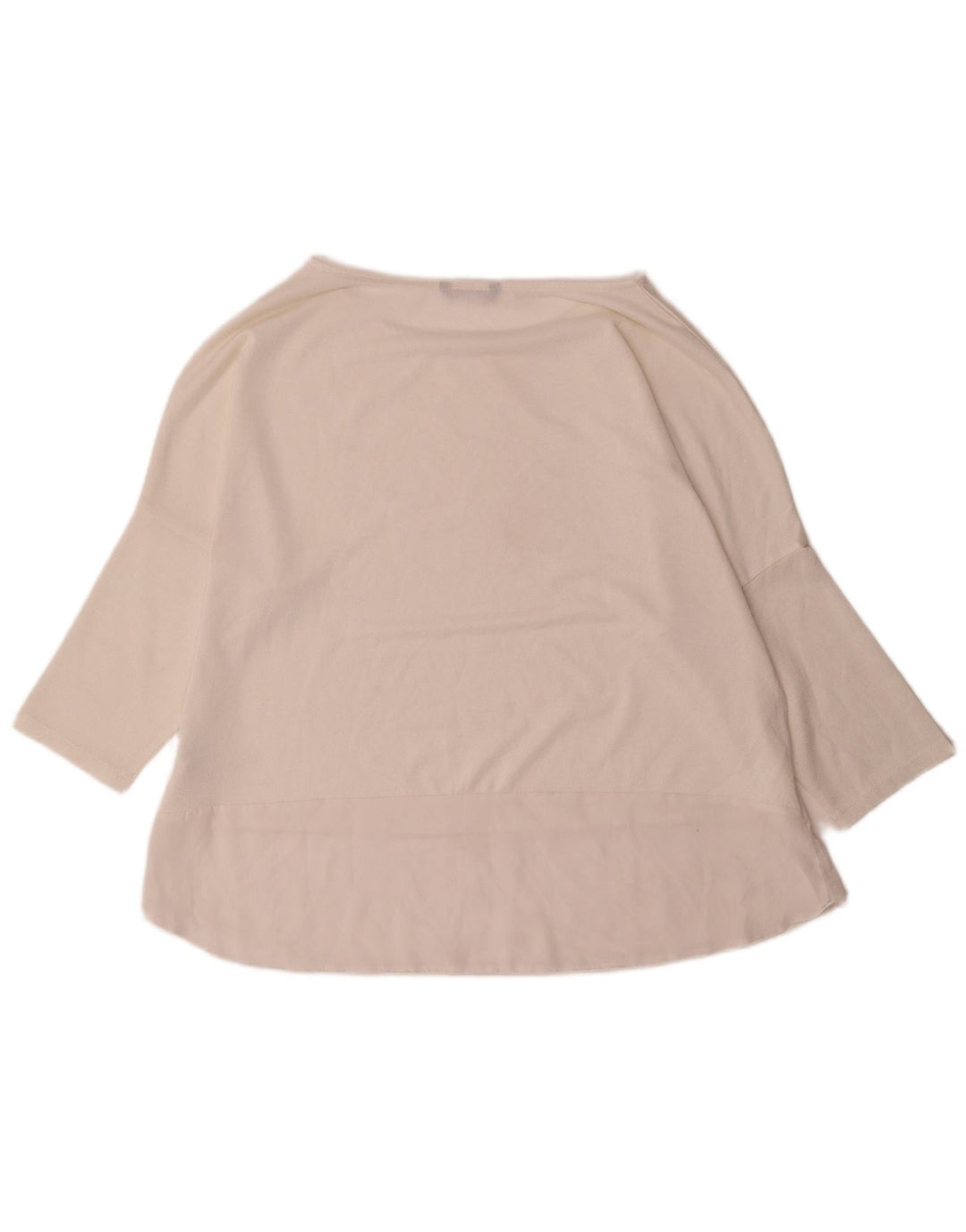 Marks & Spencer Haut Femme Manches 3/4 UK 18 XL Blanc Polyester