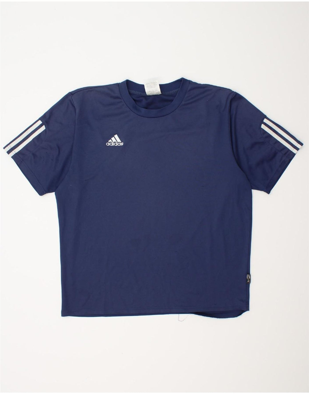ADIDAS Hommes Climalite T-Shirt Haut Grand Bleu Marine Polyester