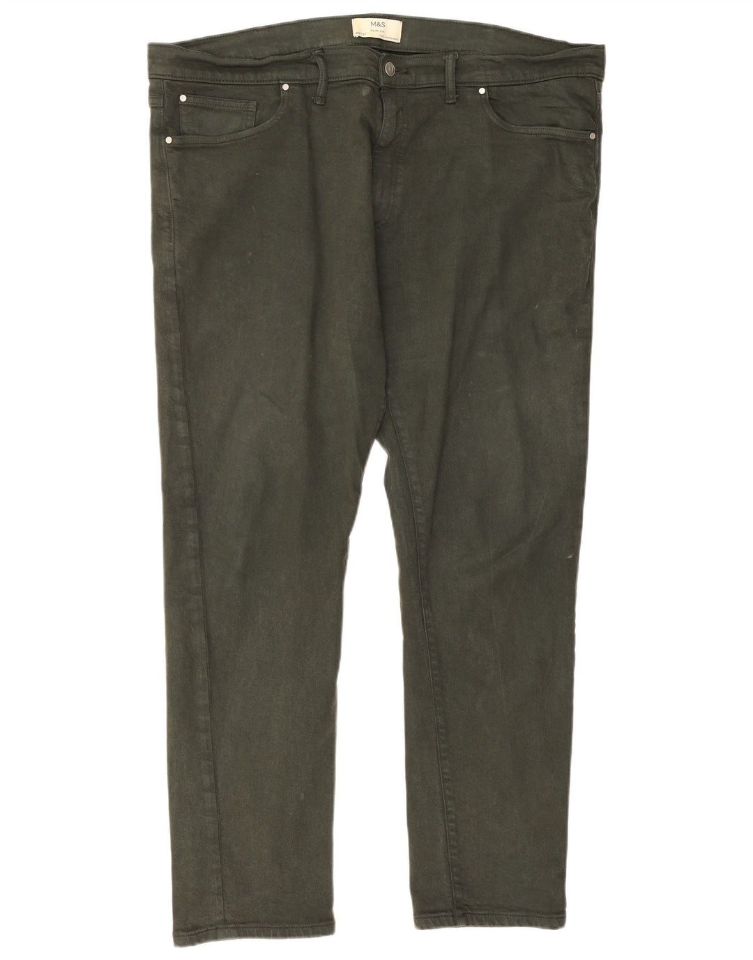 Marks & Spencer Jean Slim Homme W42 L31 Coton Vert