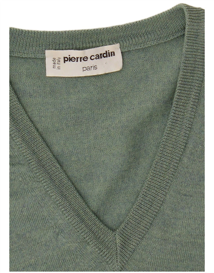 Pierre Cardin Pull Col V Homme Vert Moyen