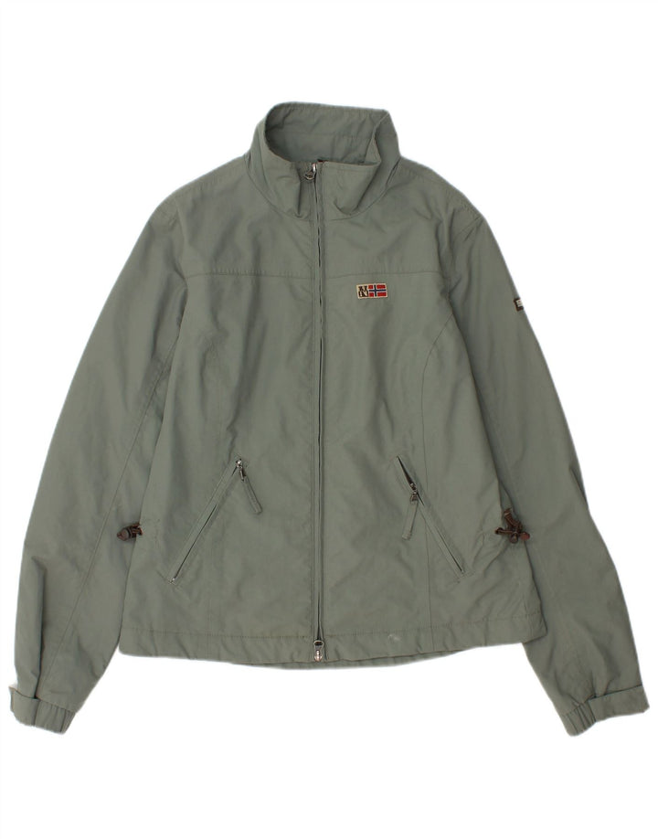 Napapijri Veste de pluie femme UK 12 Medium Green Polyamide